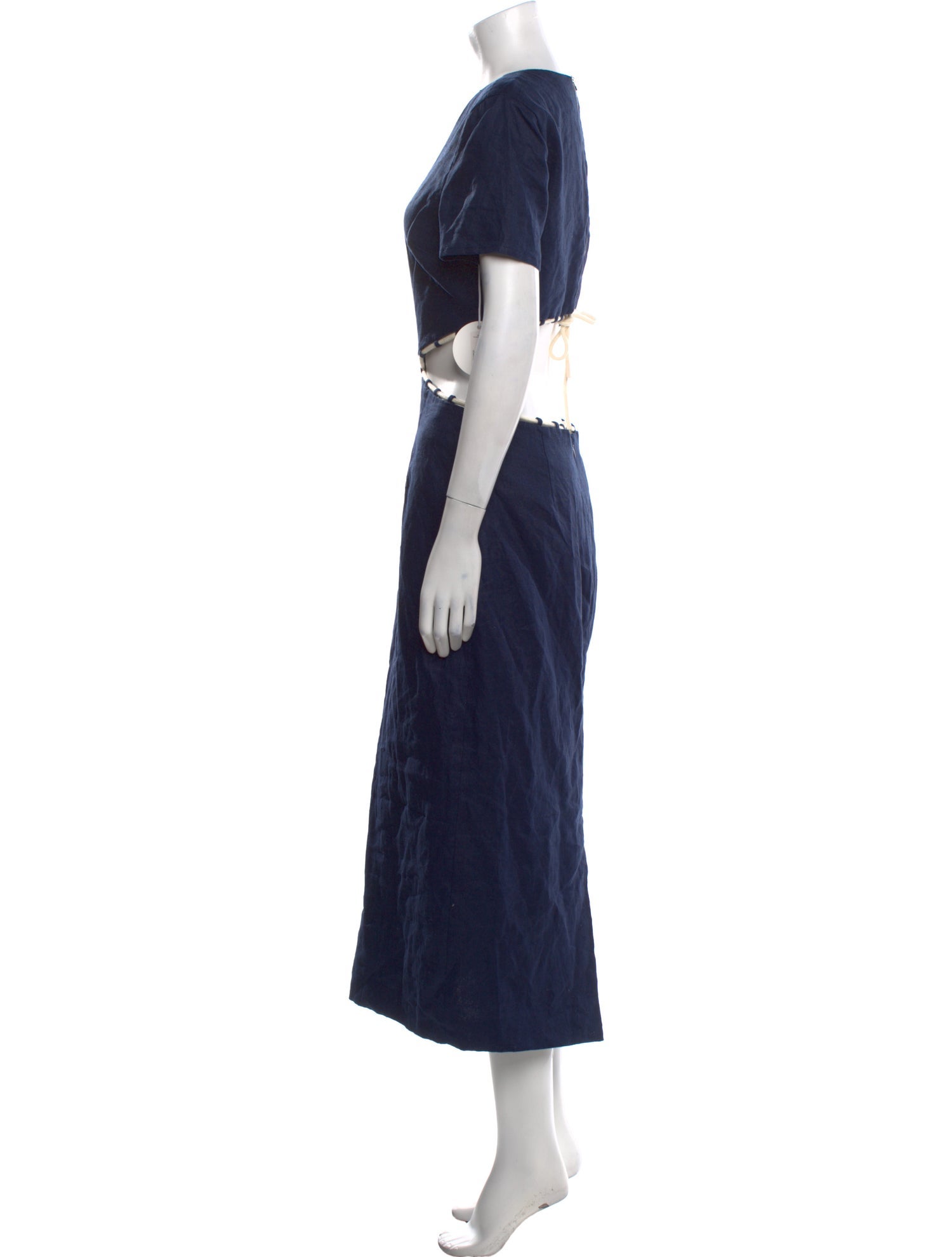 Staud Linen Long Dress w/ Tags