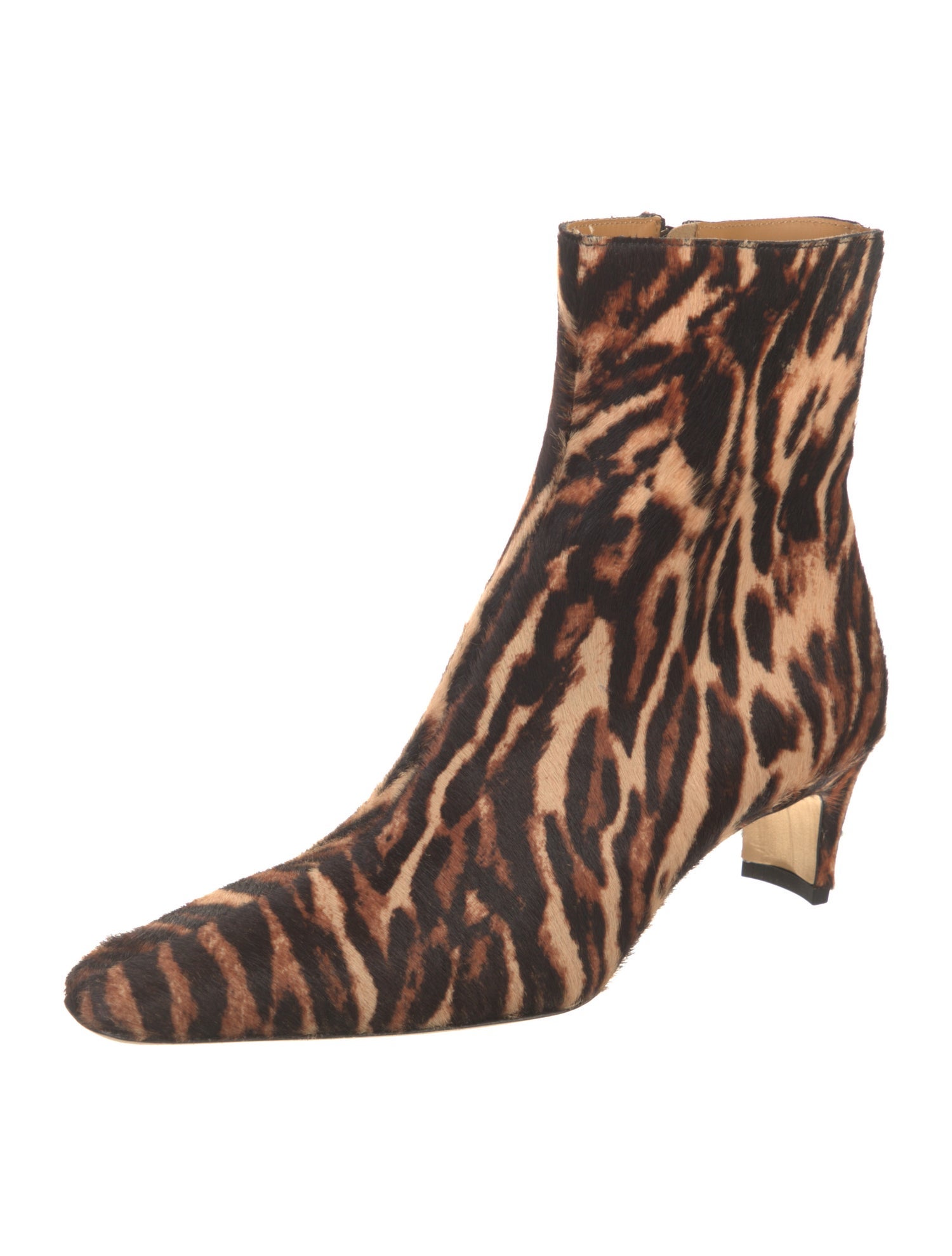 Staud Ponyhair Animal Print Boots