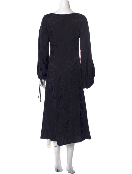 Staud V-Neck Long Dress