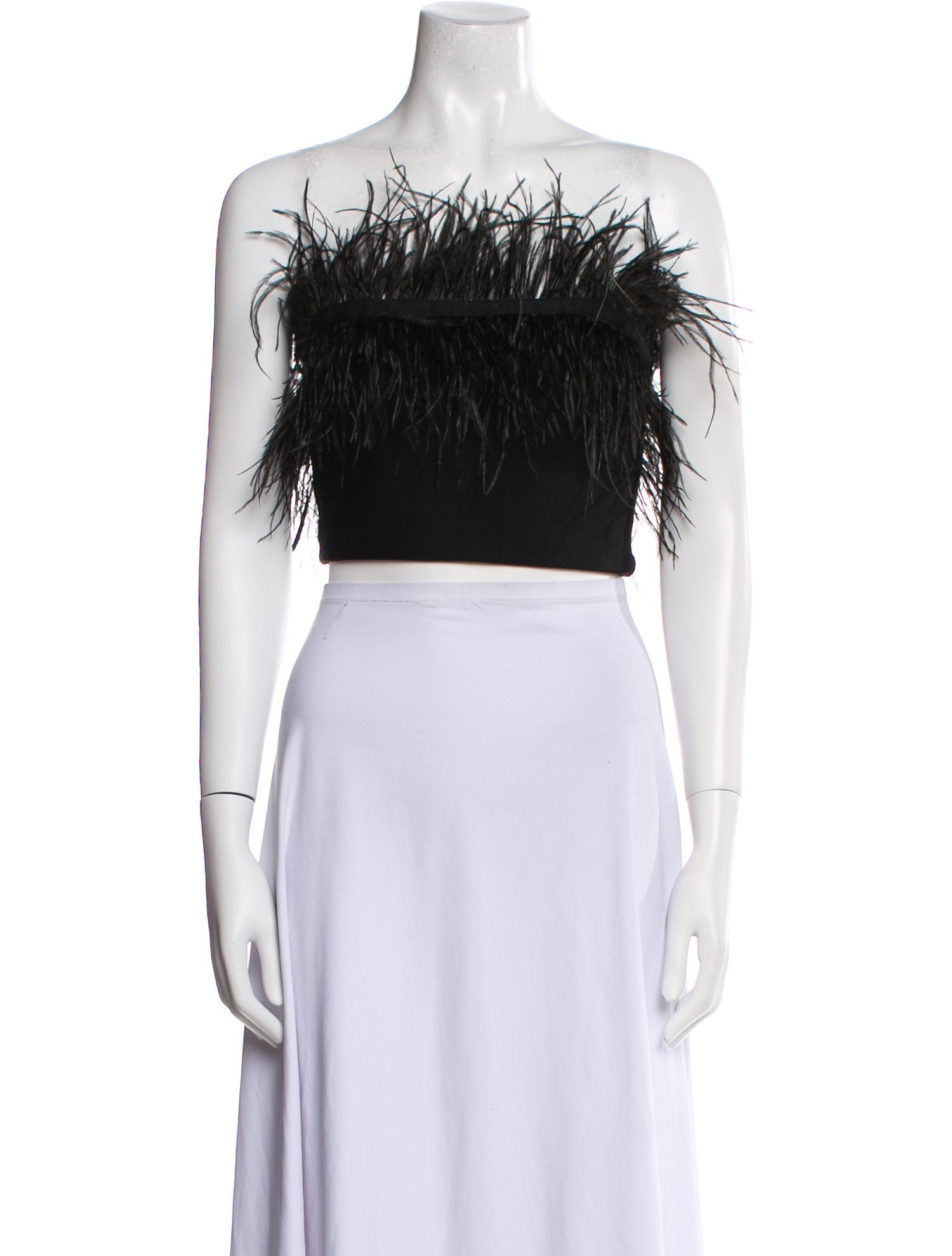 Staud Strapless Crop Top