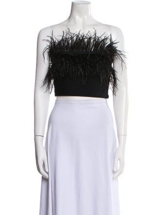 Staud Strapless Crop Top