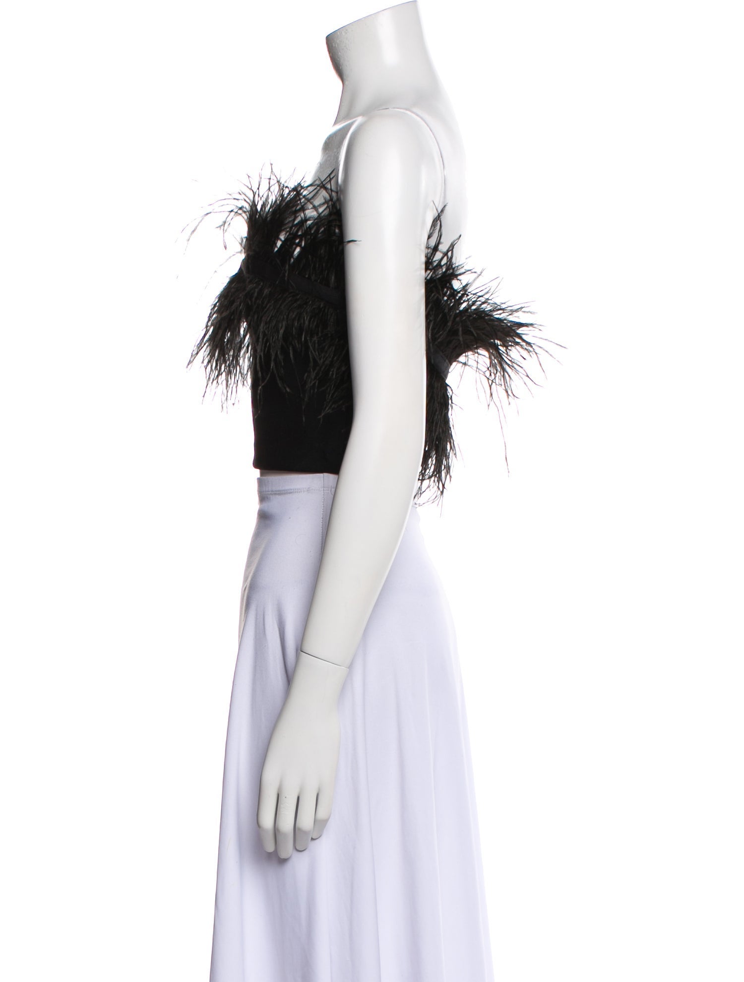 Staud Strapless Crop Top