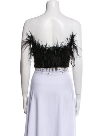 Staud Strapless Crop Top