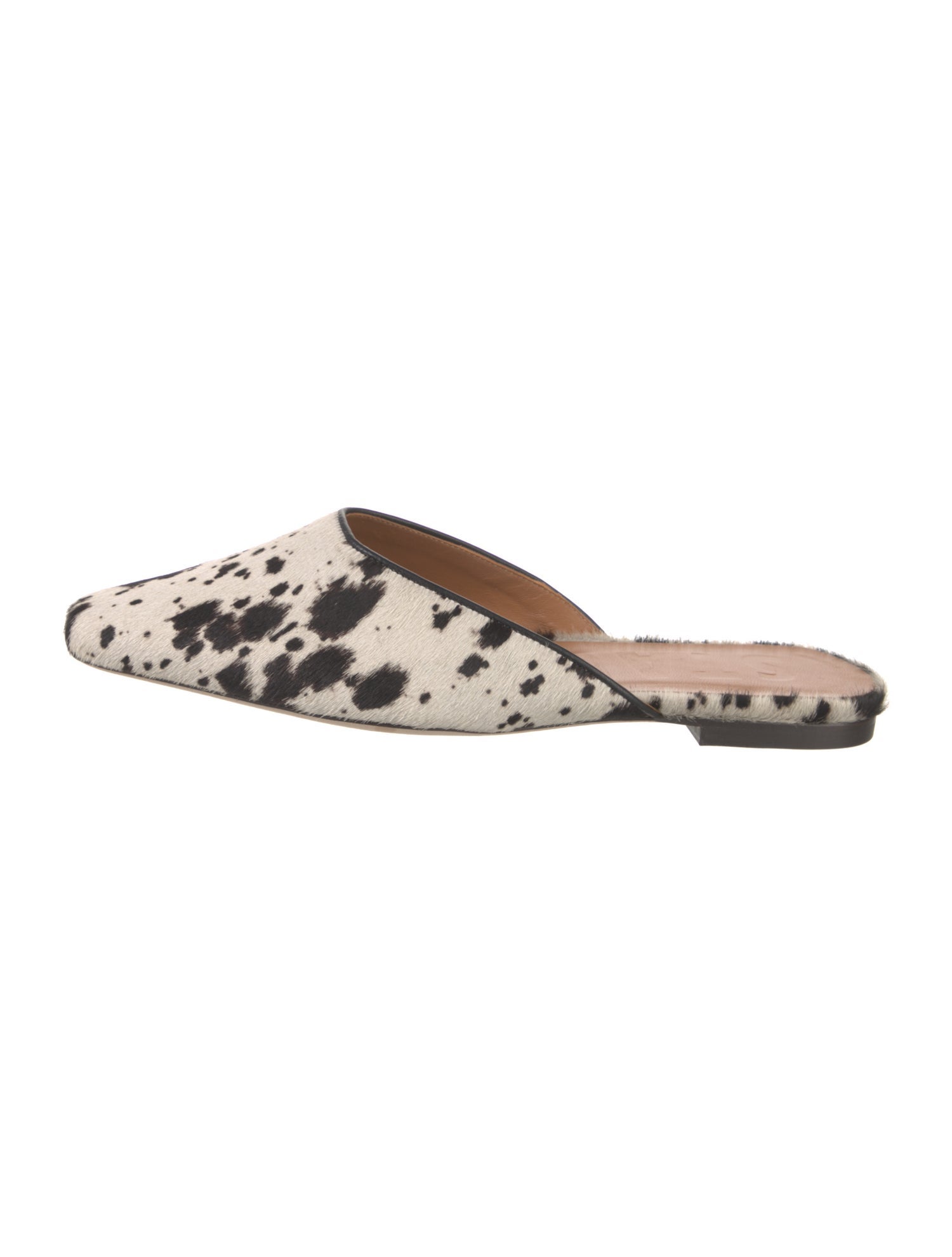 Staud Ponyhair Animal Print Mules