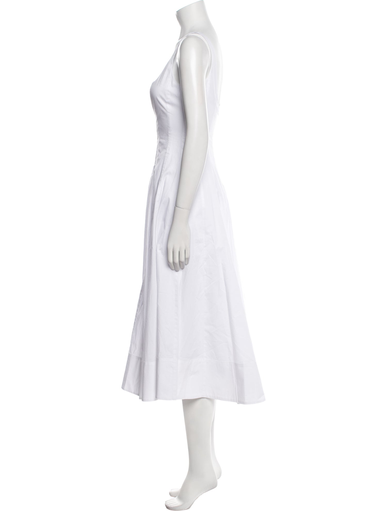 Staud Square Neckline Long Dress