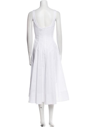 Staud Square Neckline Long Dress