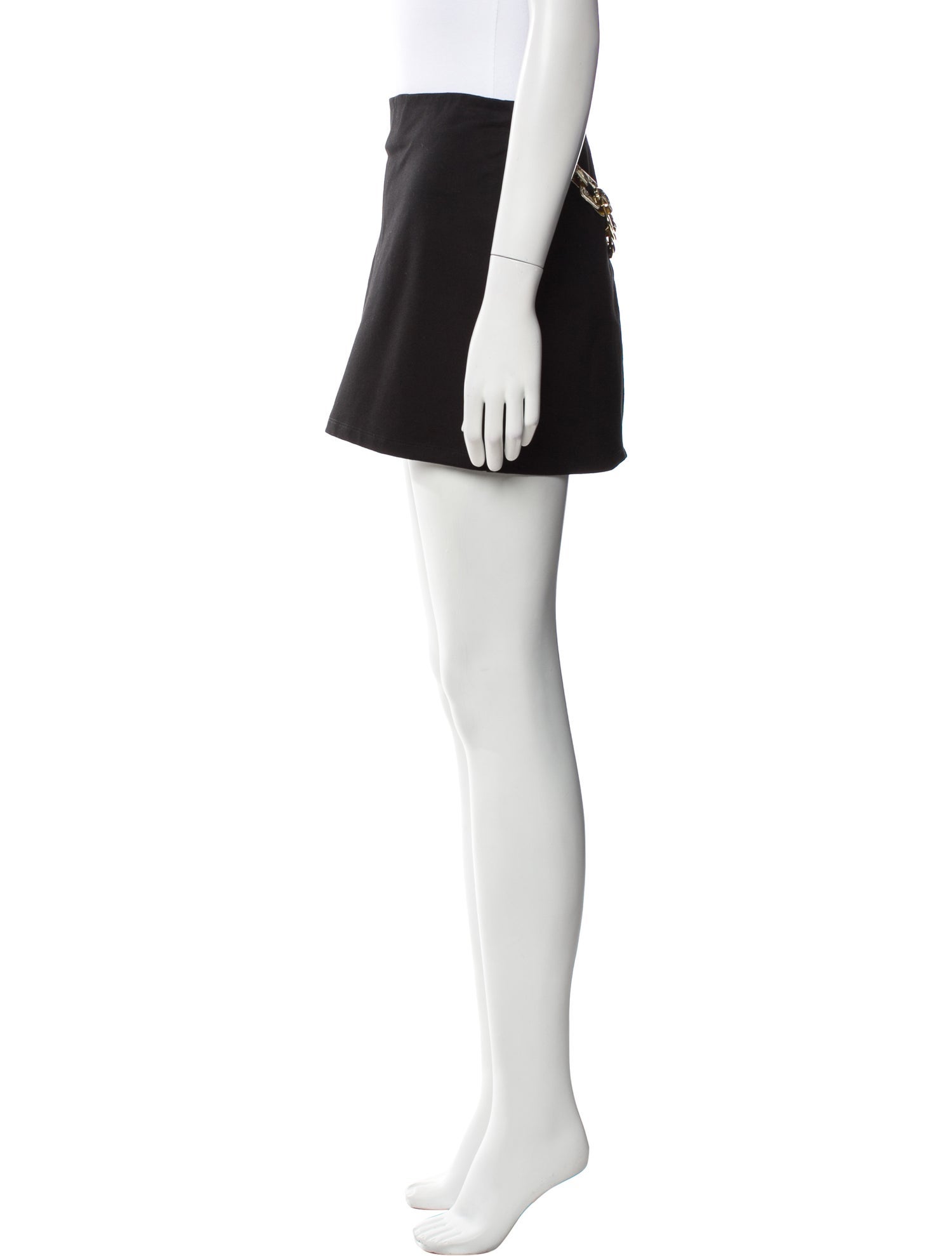 Staud Grosgrain Trim Mini Skirt