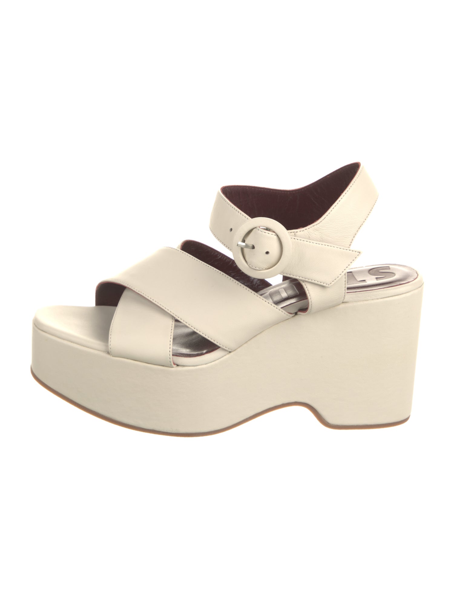 Staud Leather Slingback Sandals