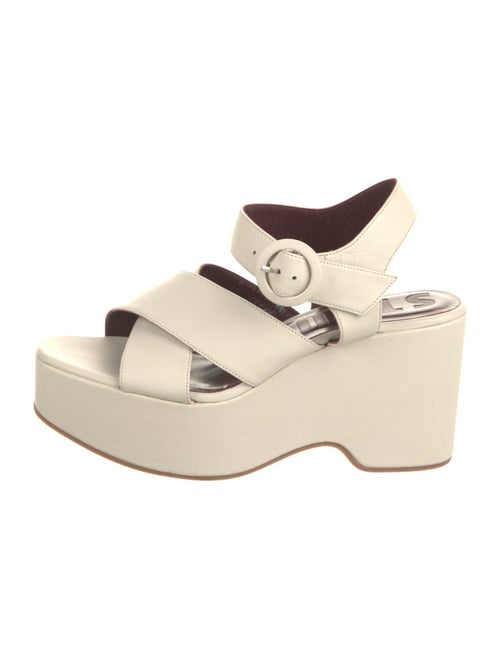 Staud Leather Slingback Sandals