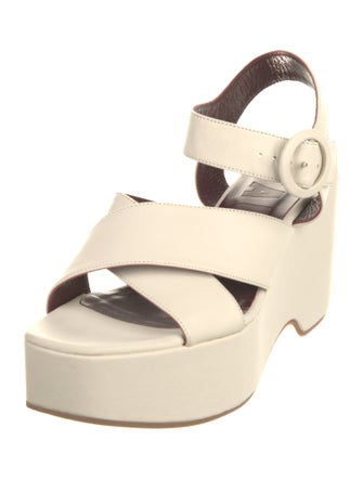 Staud Leather Slingback Sandals