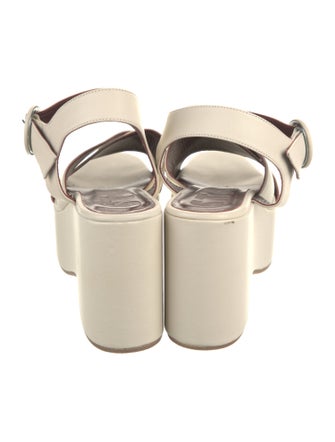 Staud Leather Slingback Sandals