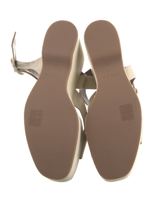 Staud Leather Slingback Sandals