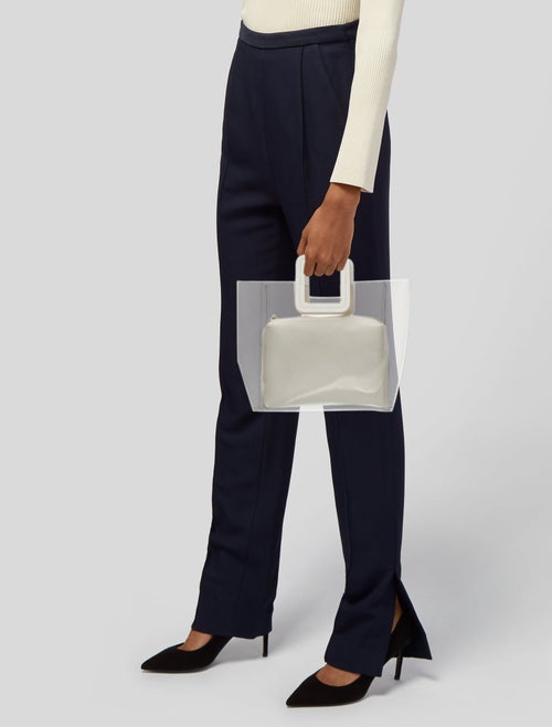 Staud PVC Top Handle Bag