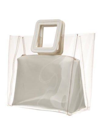 Staud PVC Top Handle Bag