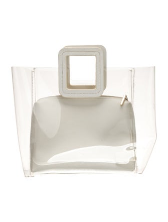 Staud PVC Top Handle Bag