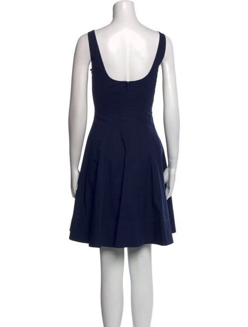 Staud Square Neckline Mini Dress