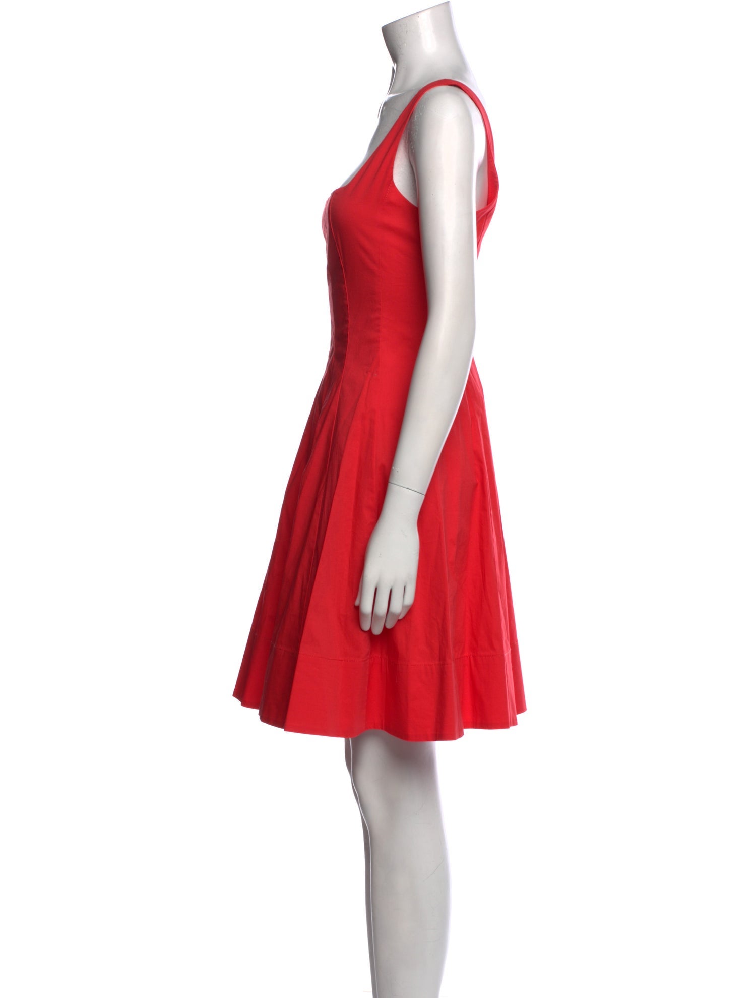 Staud Square Neckline Mini Dress