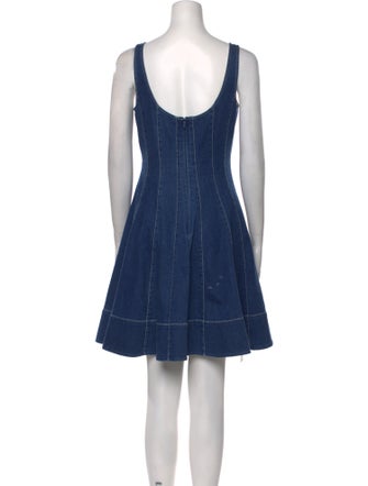 Staud Scoop Neck Mini Dress