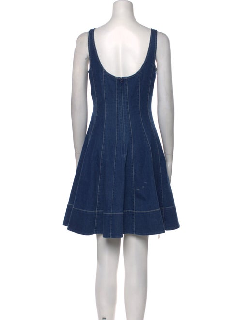 Staud Scoop Neck Mini Dress