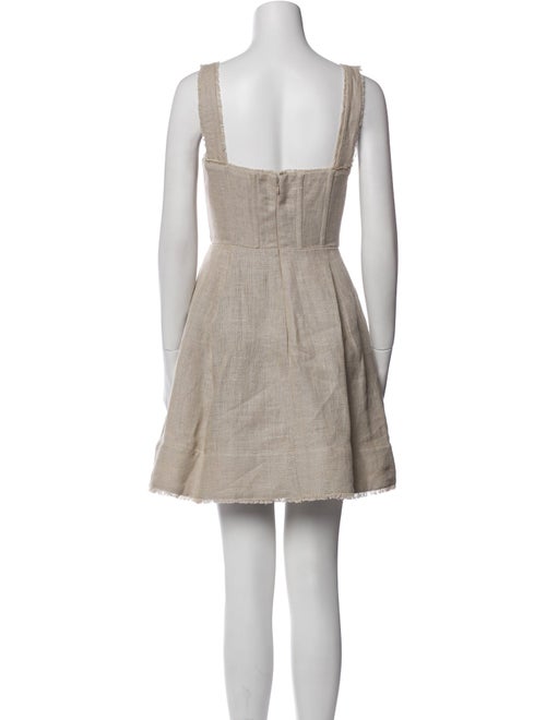 Staud Linen Mini Dress