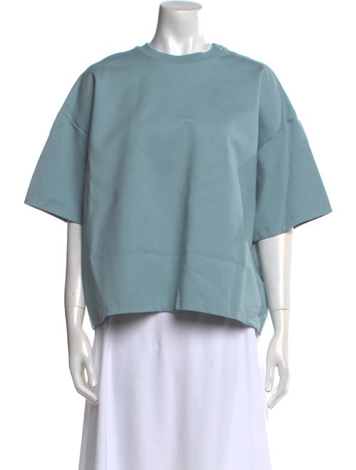 Staud Crew Neck Short Sleeve Sweatshirt