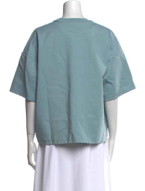 Staud Crew Neck Short Sleeve Sweatshirt