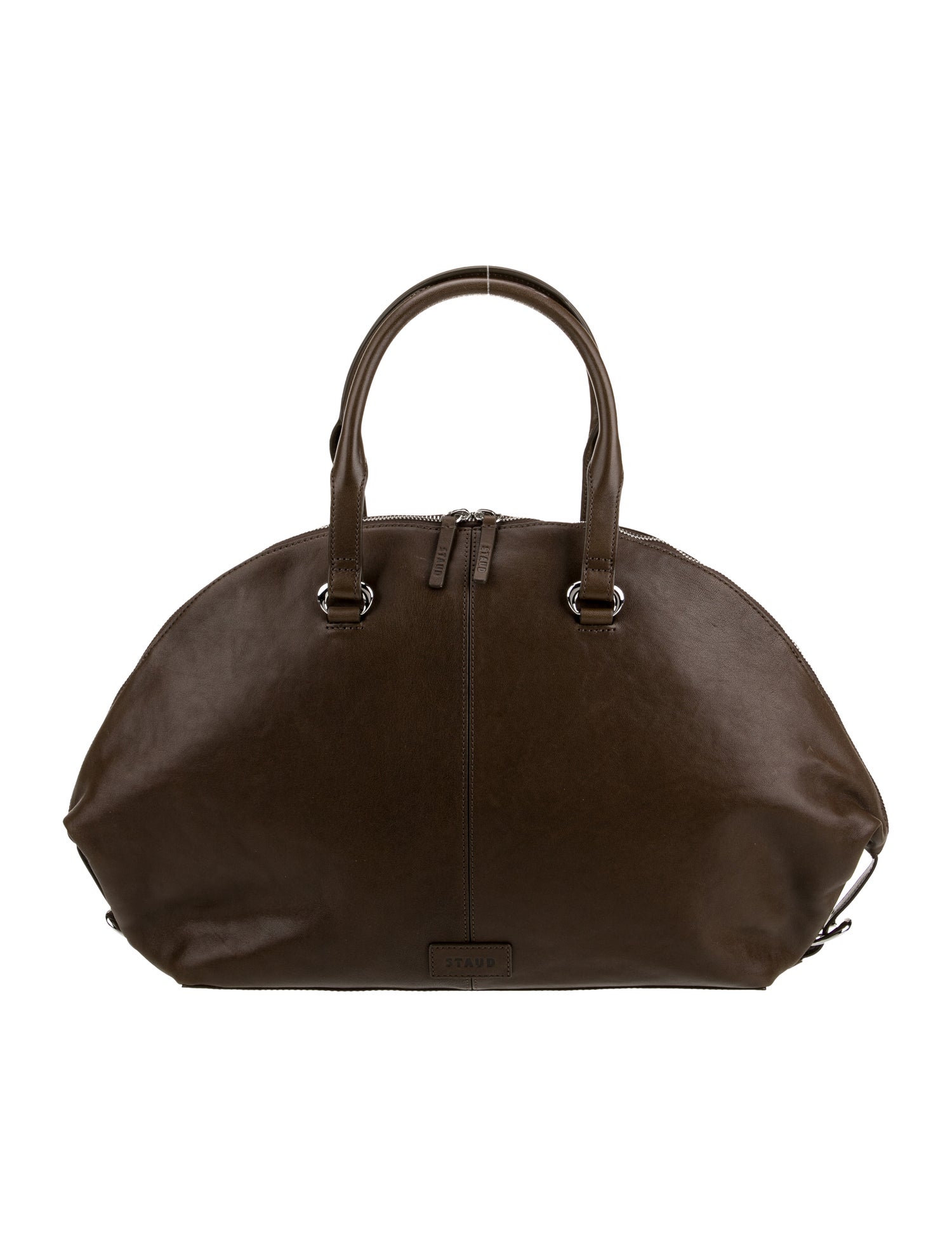 Staud Leather Top Handle Bag