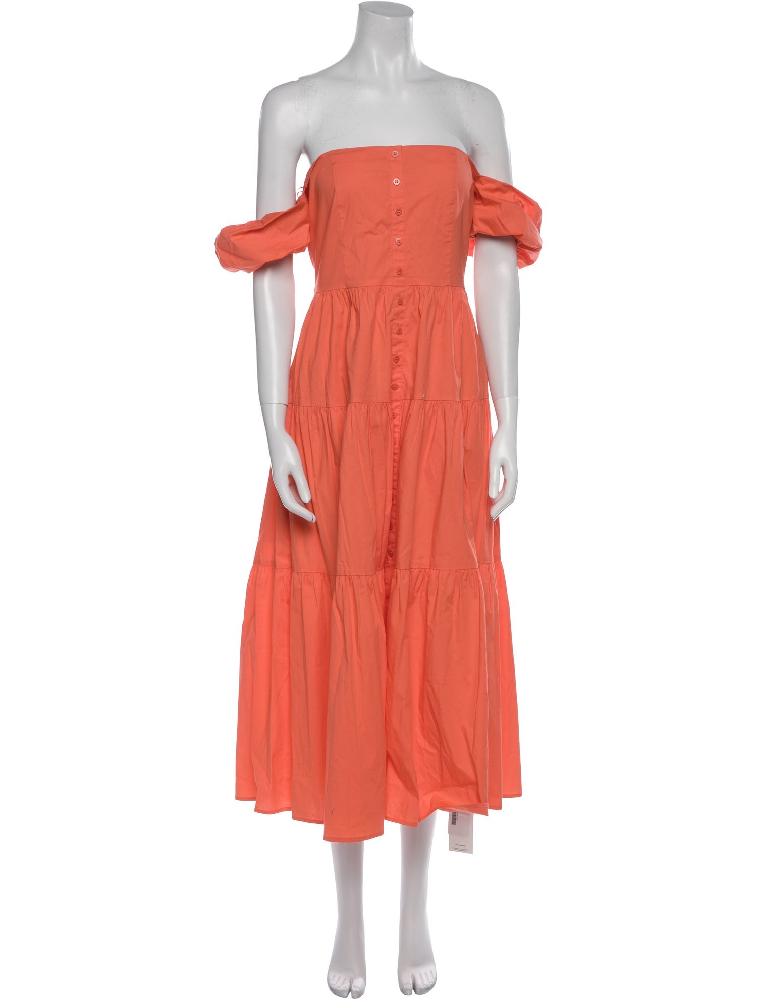 Staud Off-The-Shoulder Long Dress