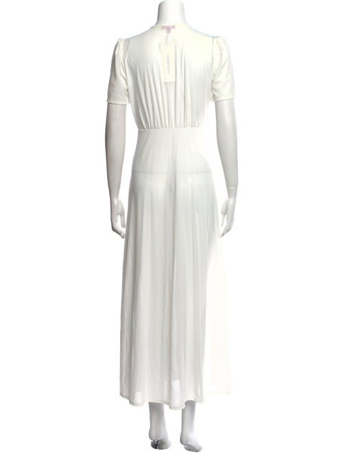 Staud V-Neck Long Dress