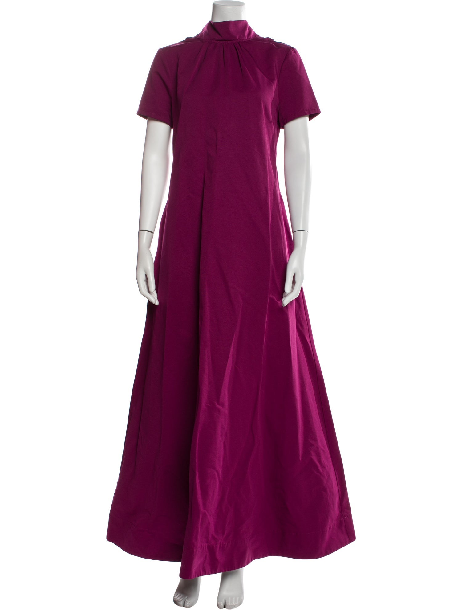 Staud Mock Neck Long Dress