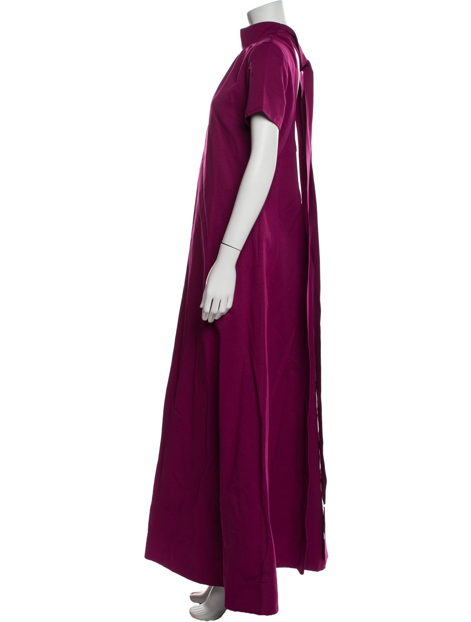 Staud Mock Neck Long Dress