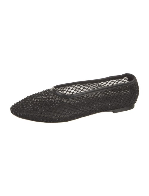 Staud Mesh Crystal Embellishments Flats