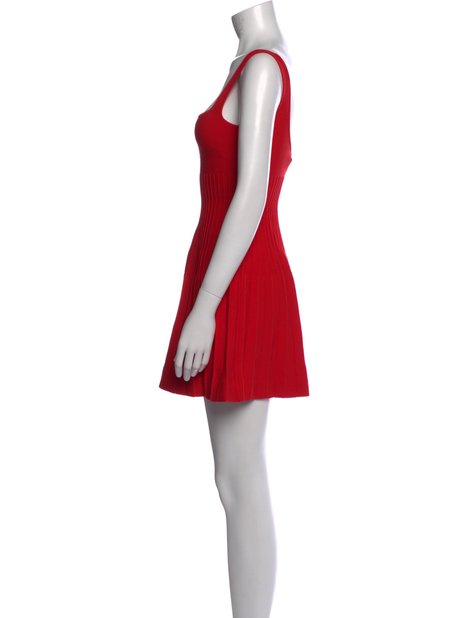 Staud Square Neckline Mini Dress