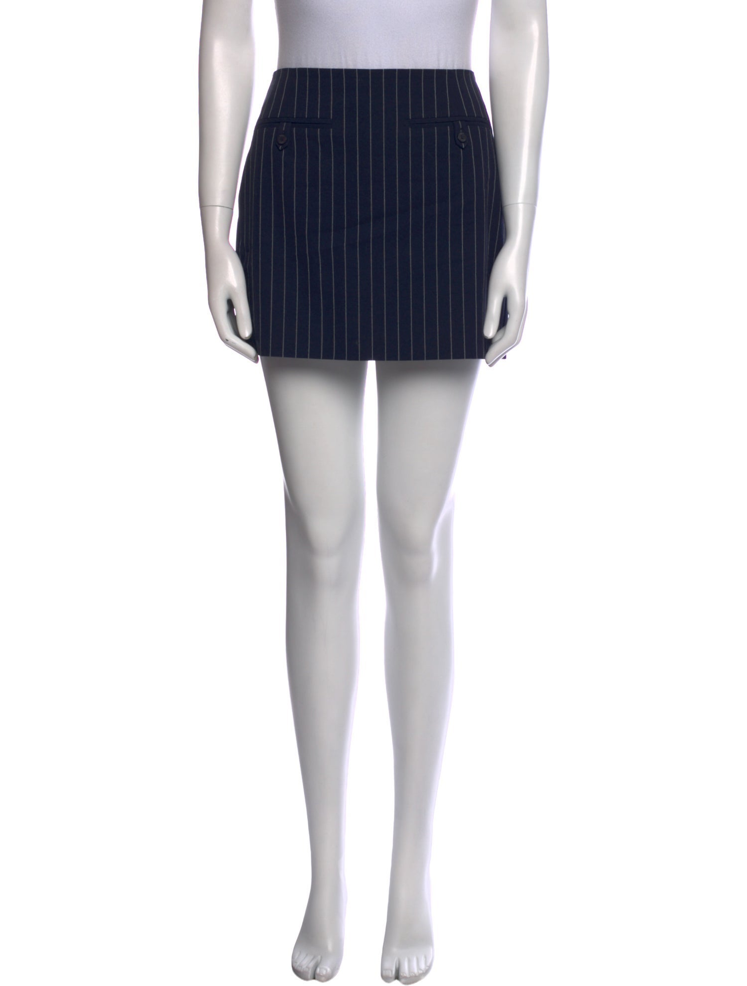 Staud Striped Mini Skirt