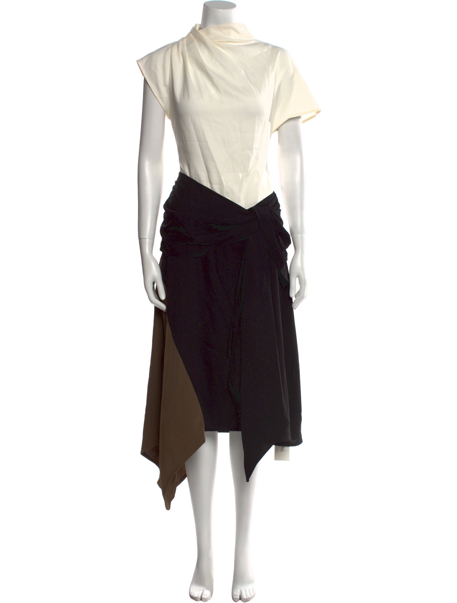 Staud Mock Neck Long Dress