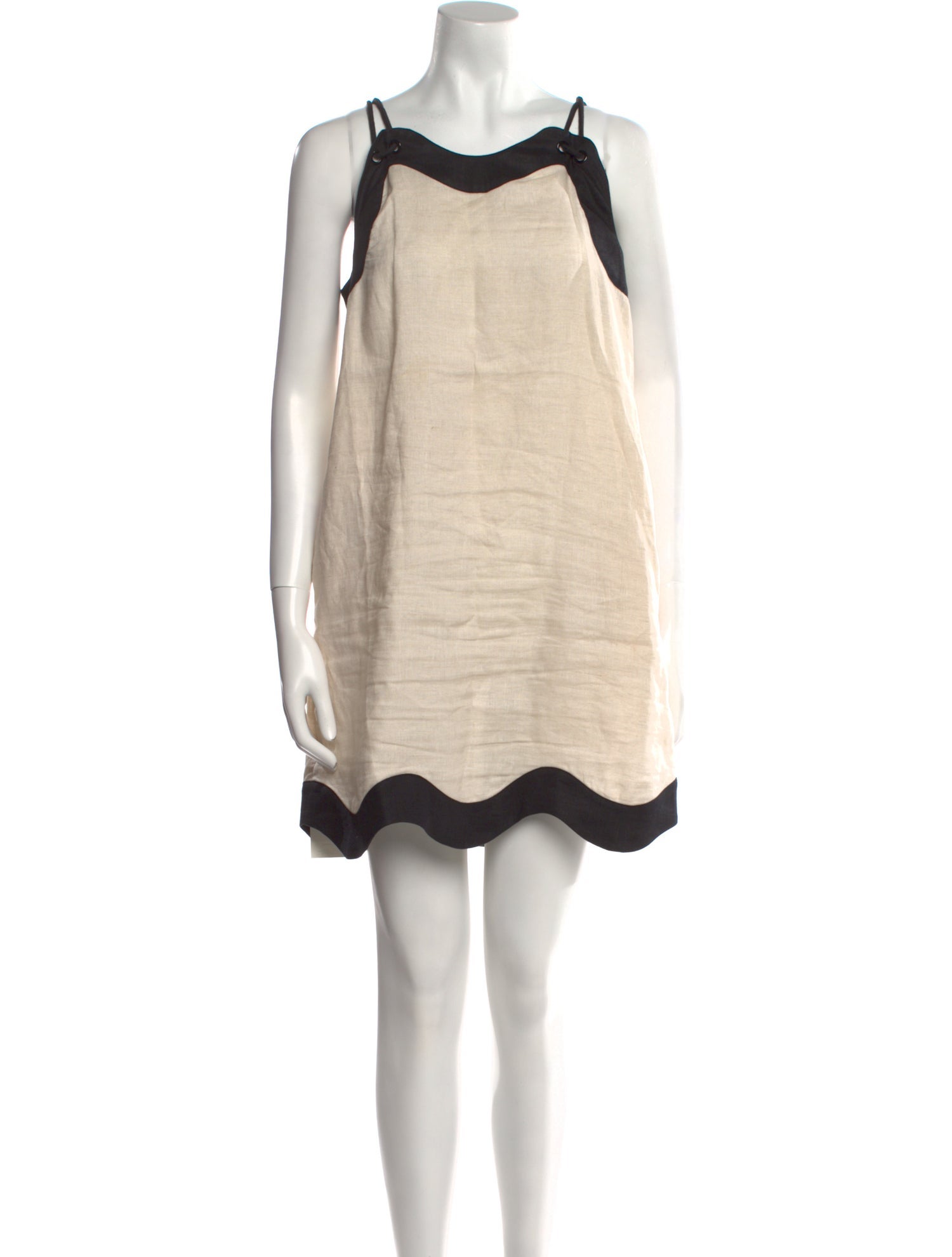 Staud Linen Mini Dress