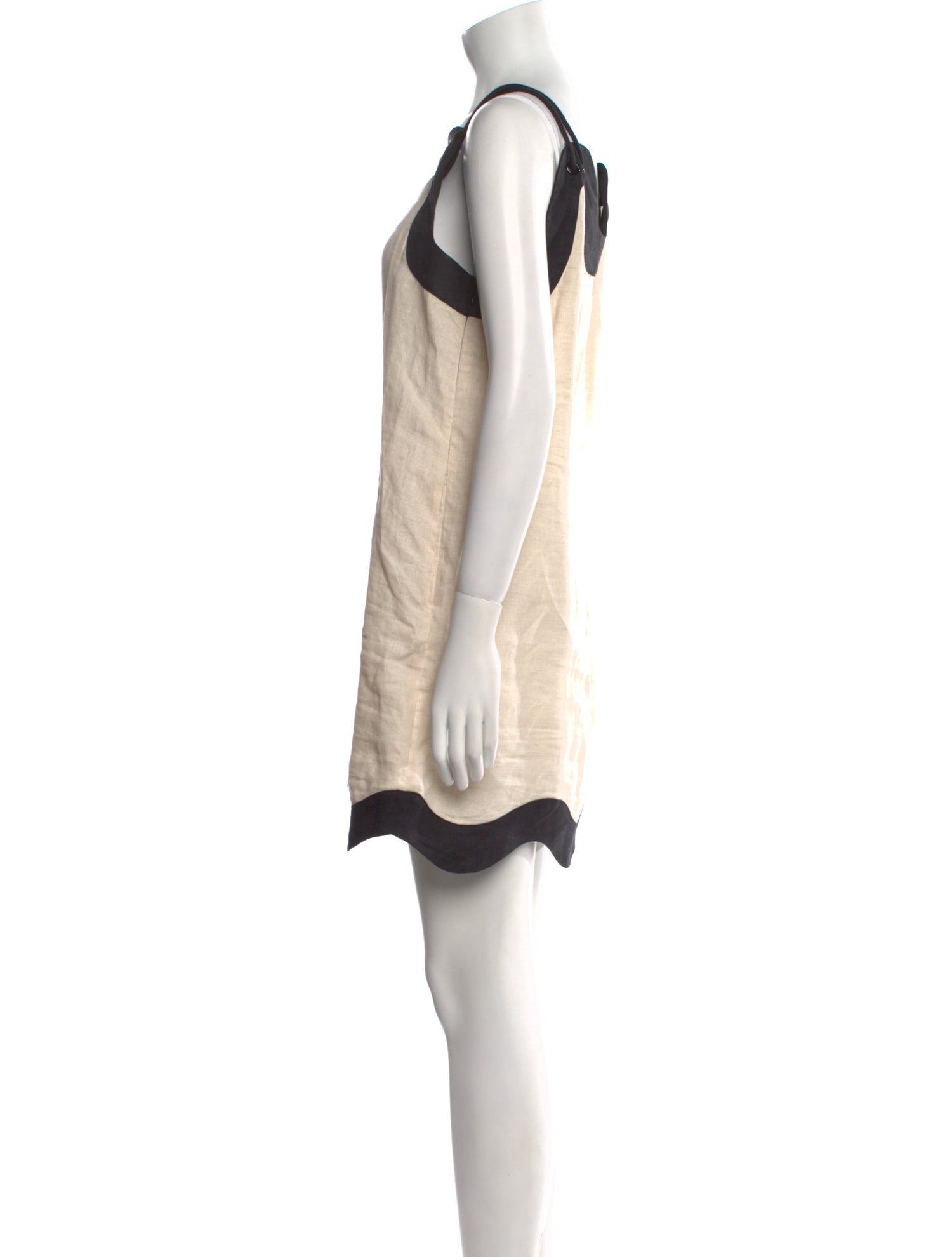 Staud Linen Mini Dress