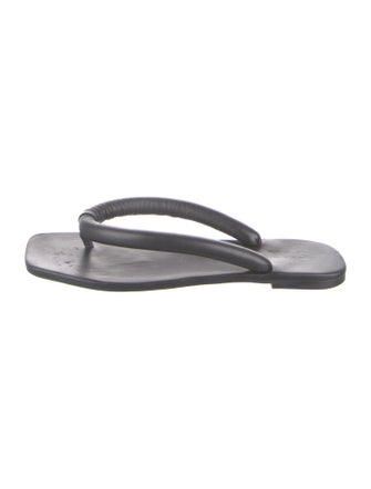 Staud Leather Flip Flops