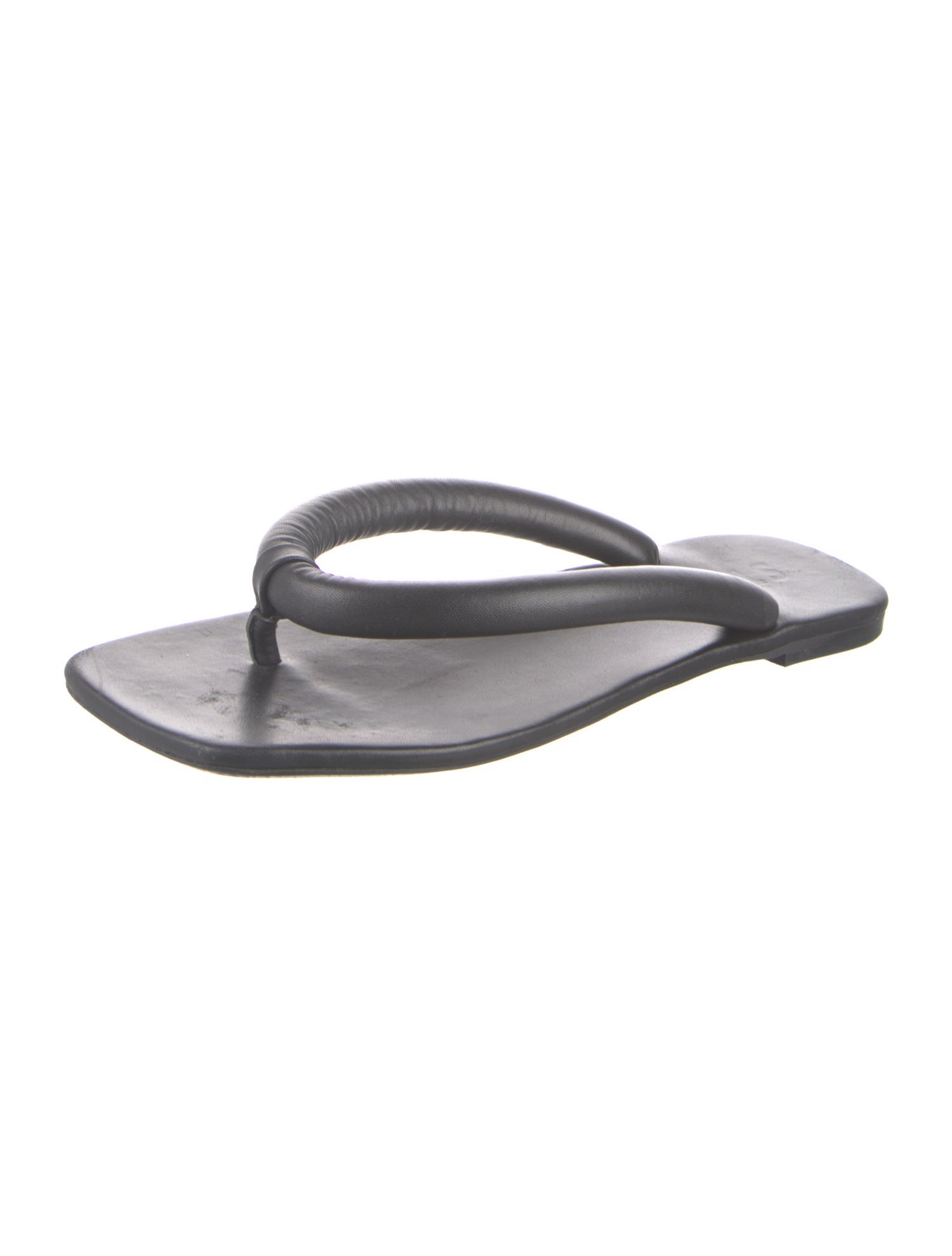 Staud Leather Flip Flops