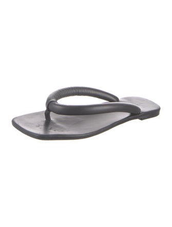 Staud Leather Flip Flops