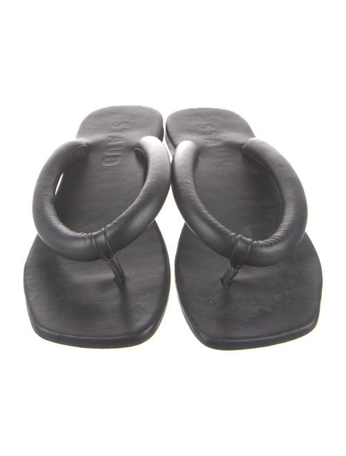Staud Leather Flip Flops