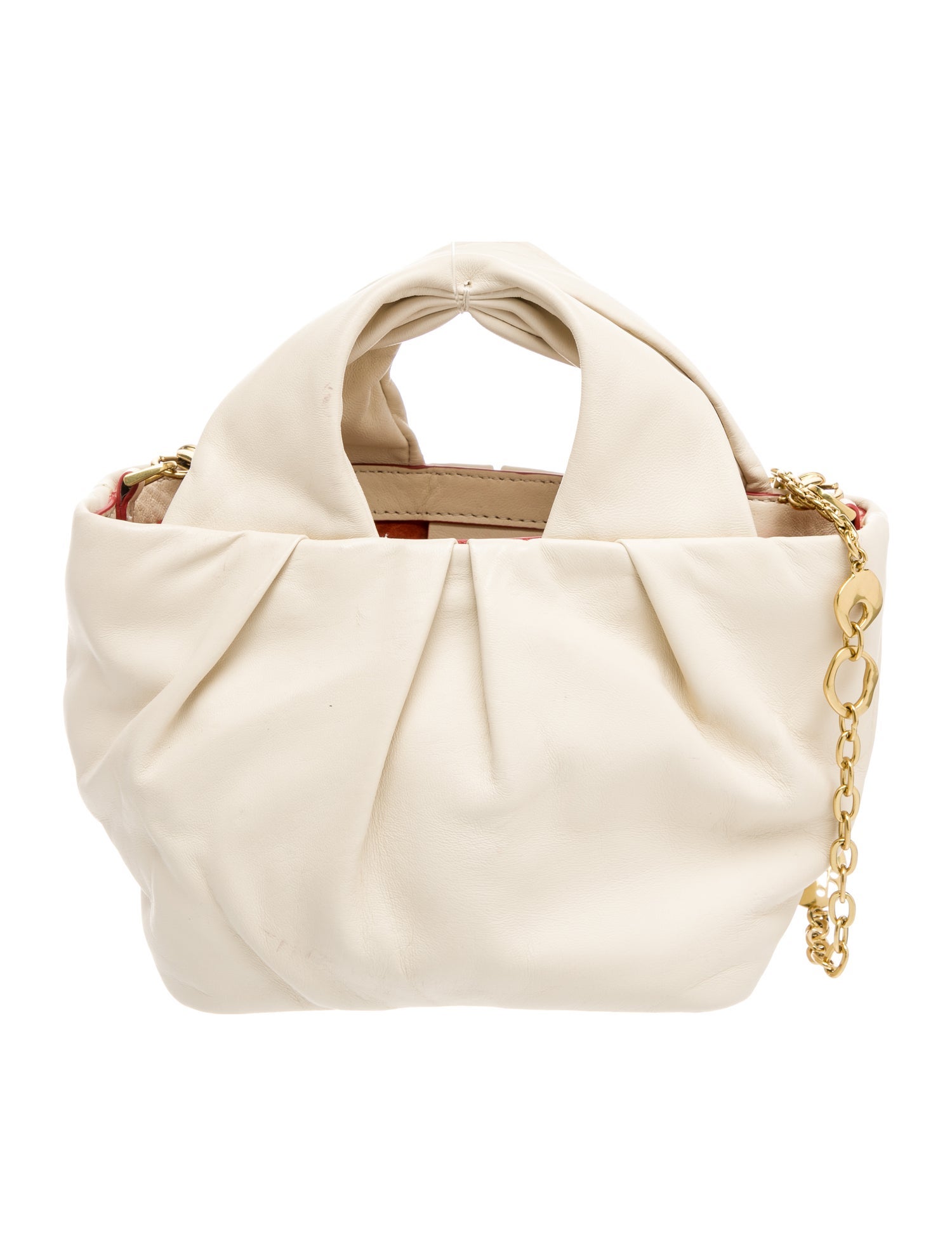 Staud Leather Top Handle Bag