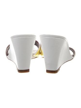 Staud Animal Print Slides