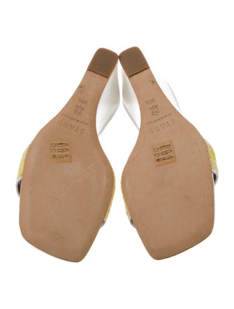 Staud Animal Print Slides