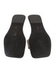 Staud Embossed Leather Slides