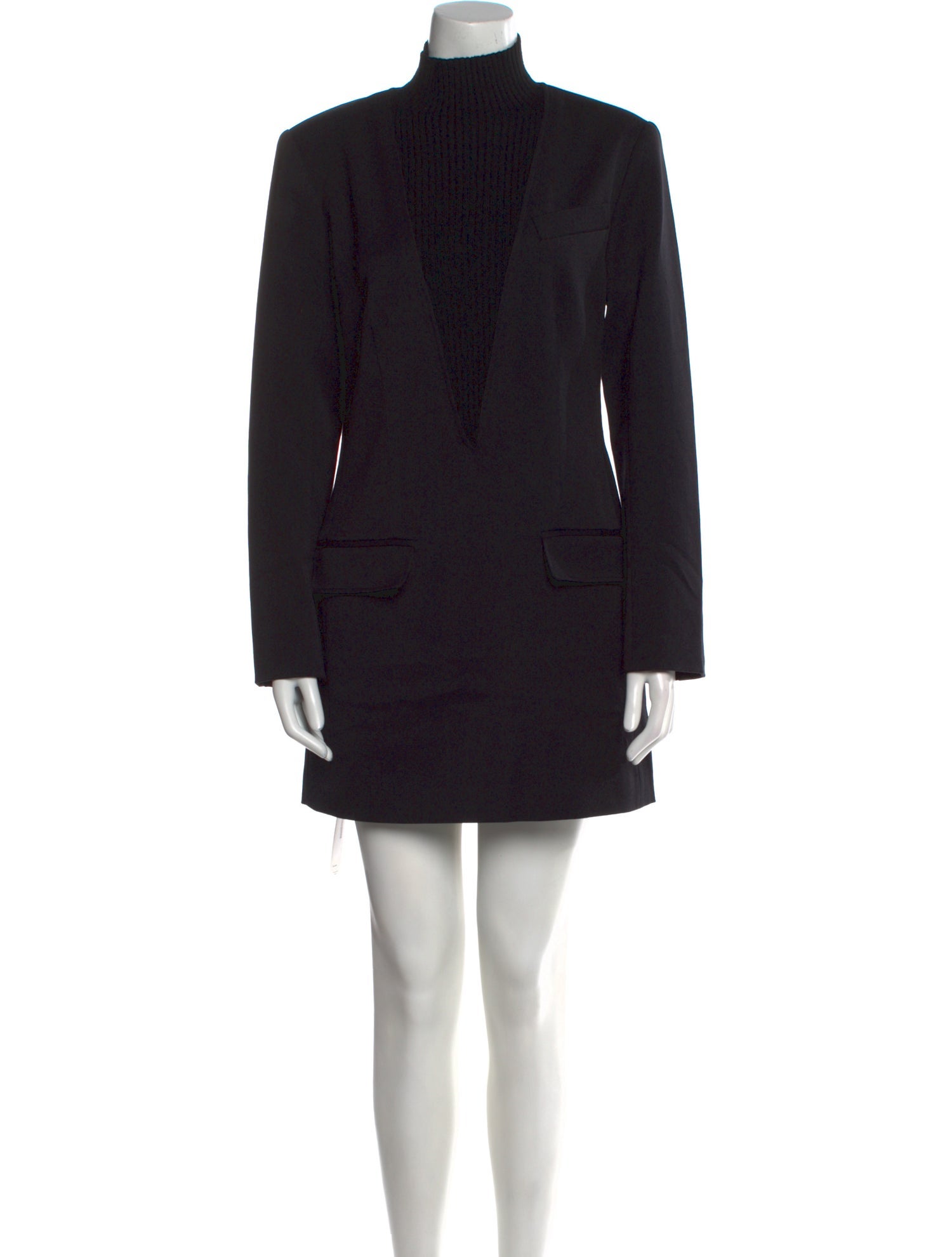 Staud Turtleneck Mini Dress