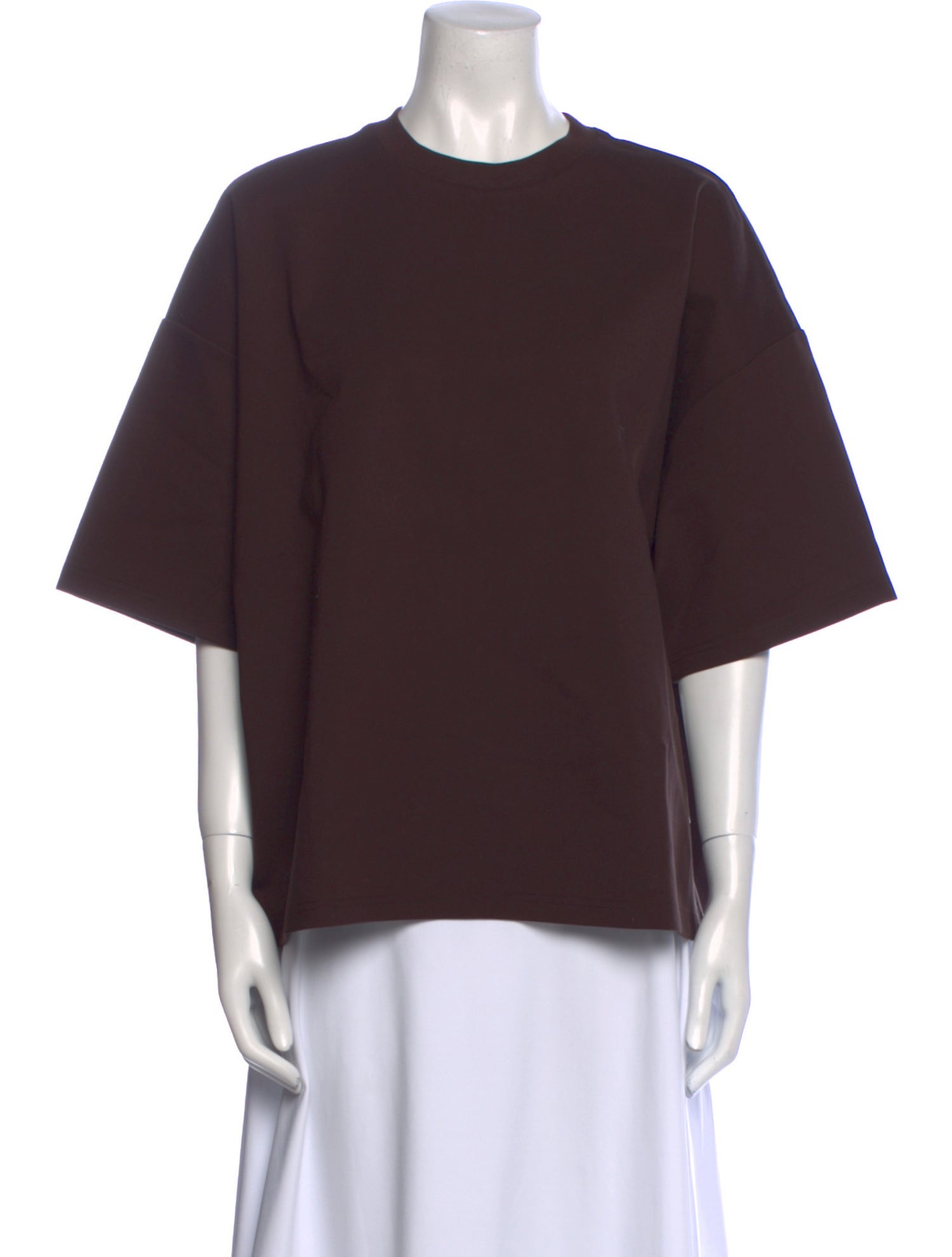 Staud Crew Neck Short Sleeve Sweatshirt