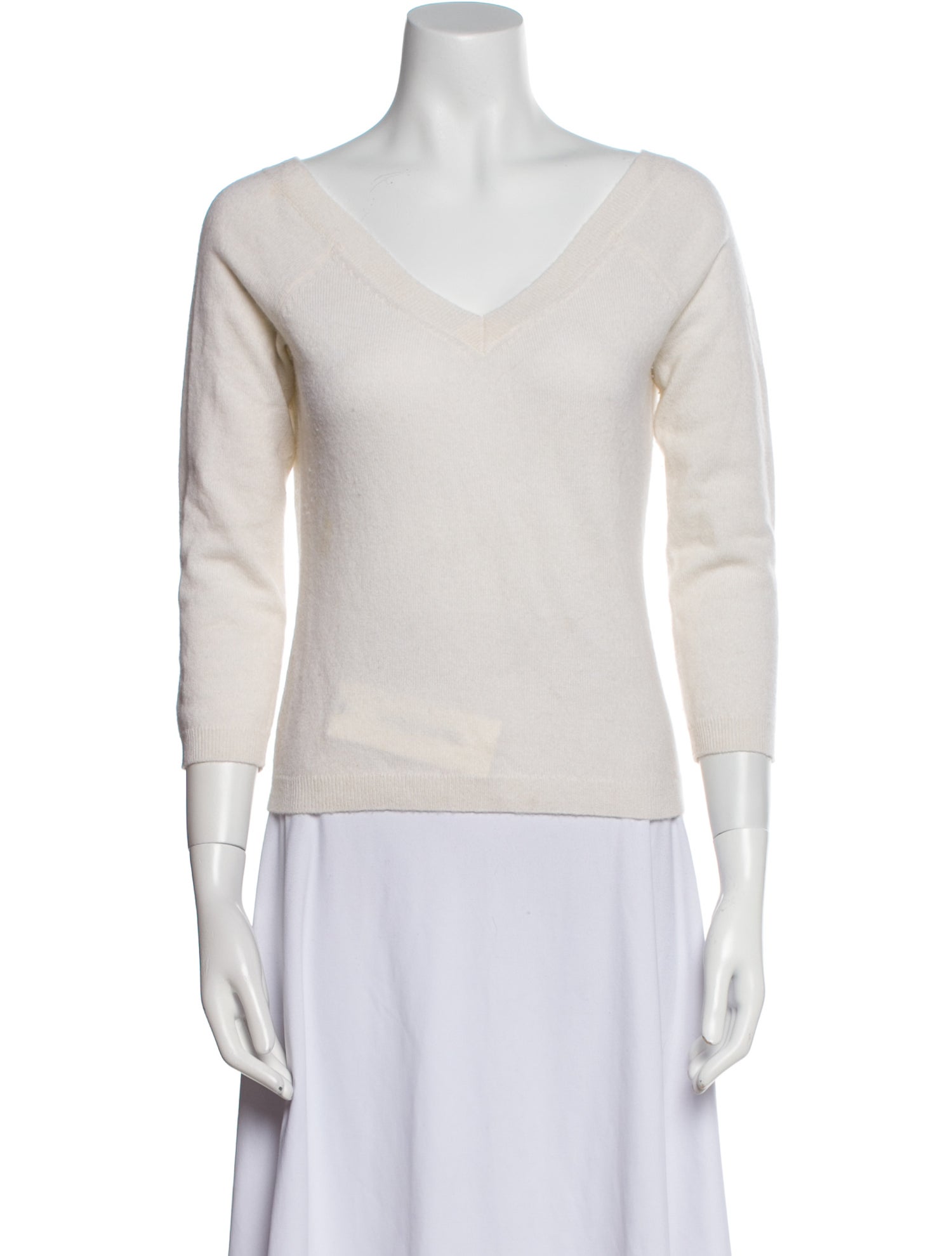Staud Cashmere V-Neck Sweater