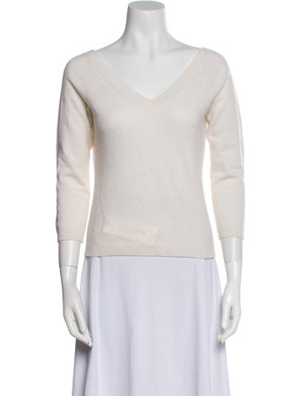 Staud Cashmere V-Neck Sweater