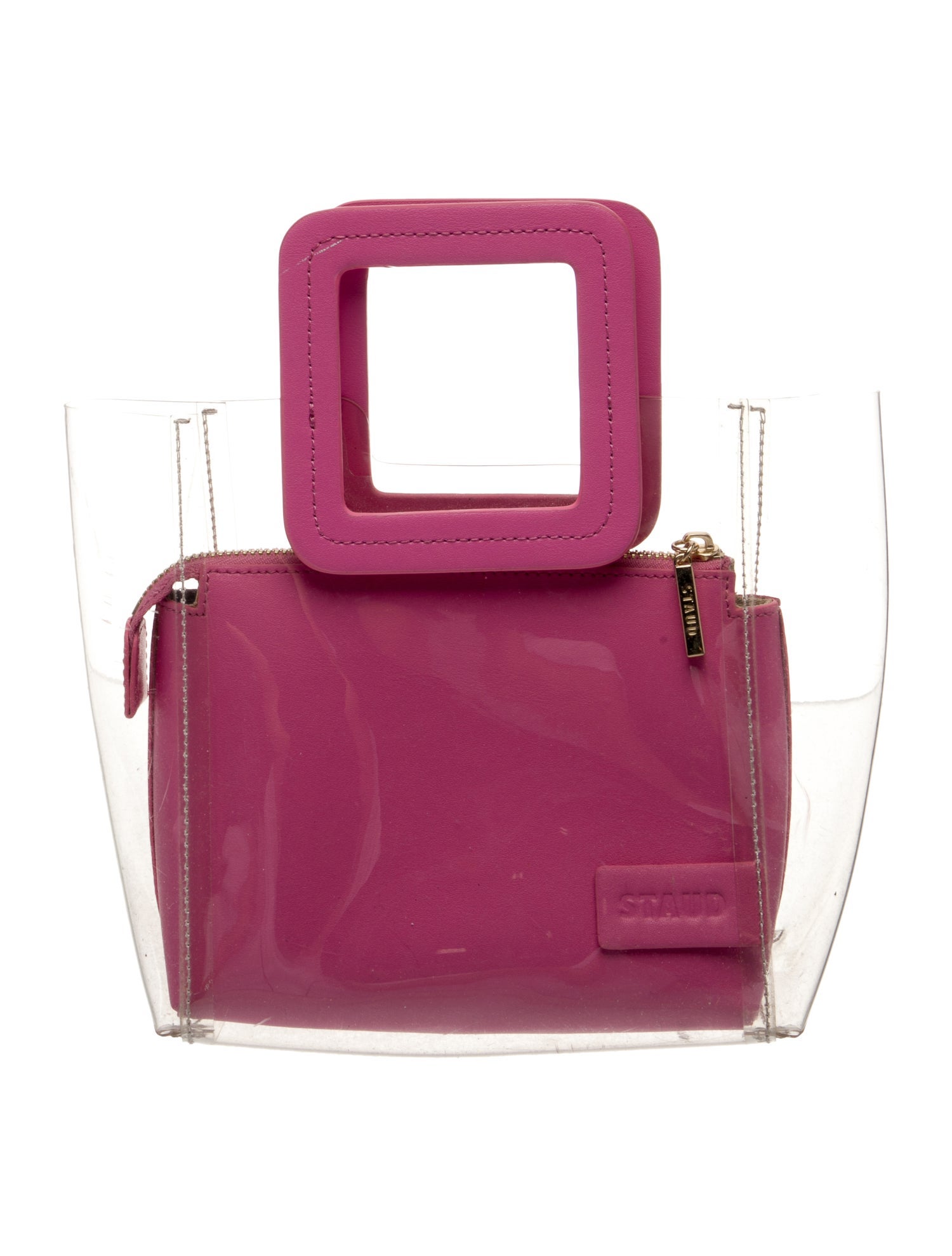 Staud PVC Top Handle Bag
